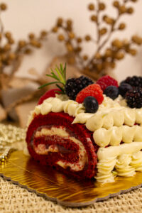 Rocambole de Red Velvet