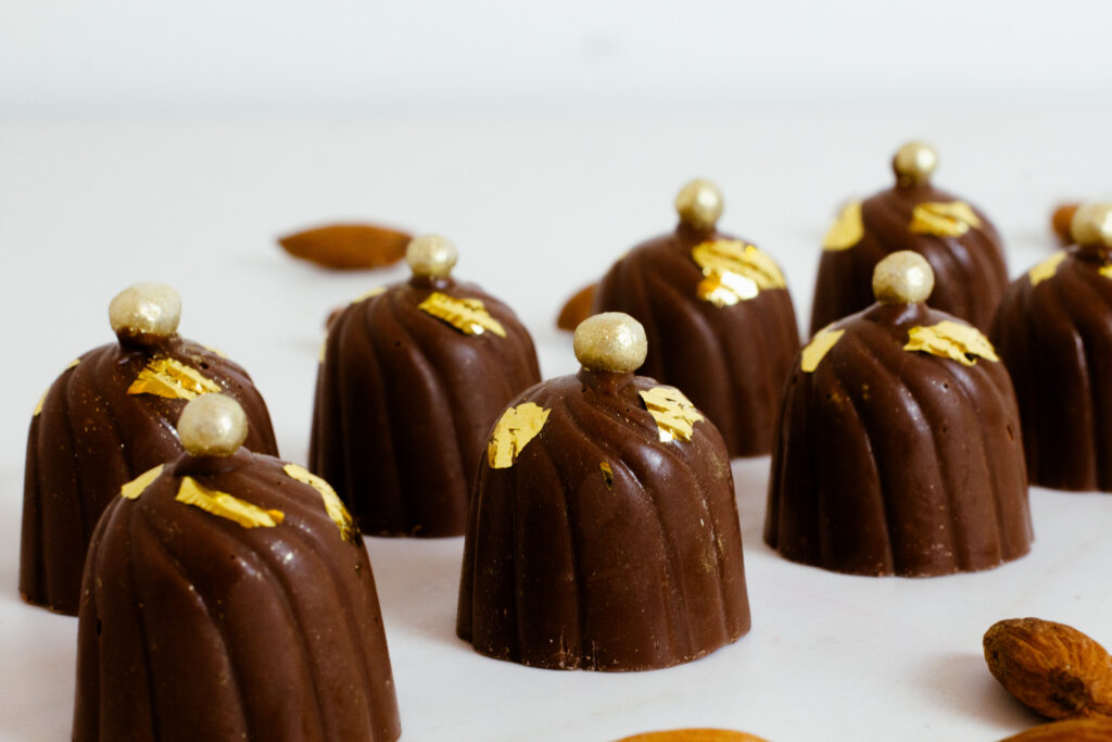 Praline de Amêndoas feito artesanalmente.