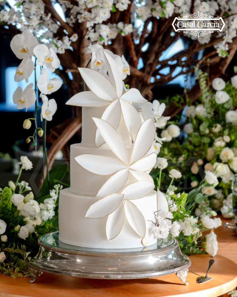 Bolo de Casamento Moderno no Rio de Janeiro