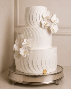 Bolo de Casamento Lascas Fluidas