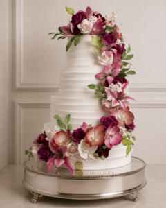 Bolo de Casamento Romântico